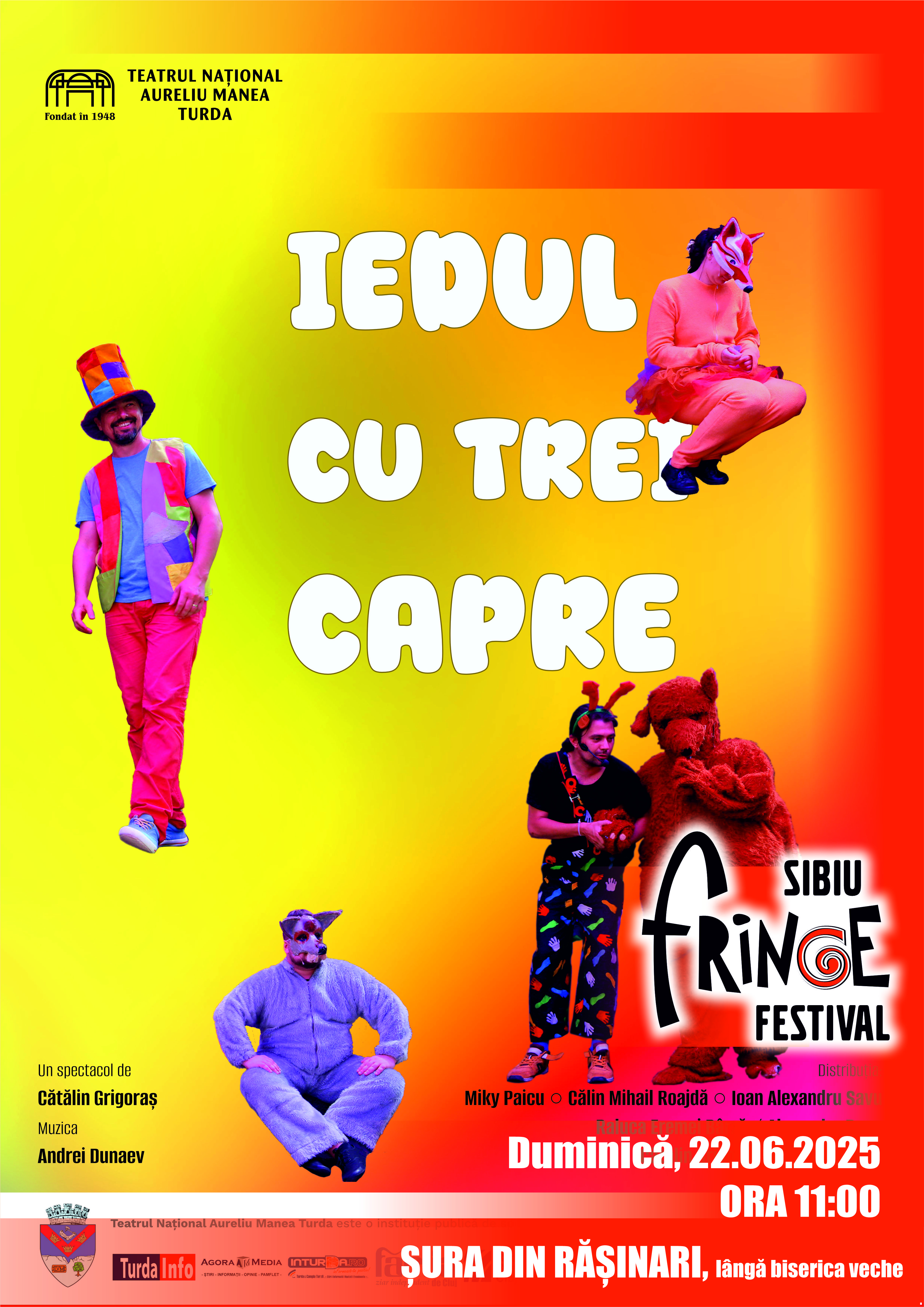Iedul cu 3 capre - spectacol pentru copii