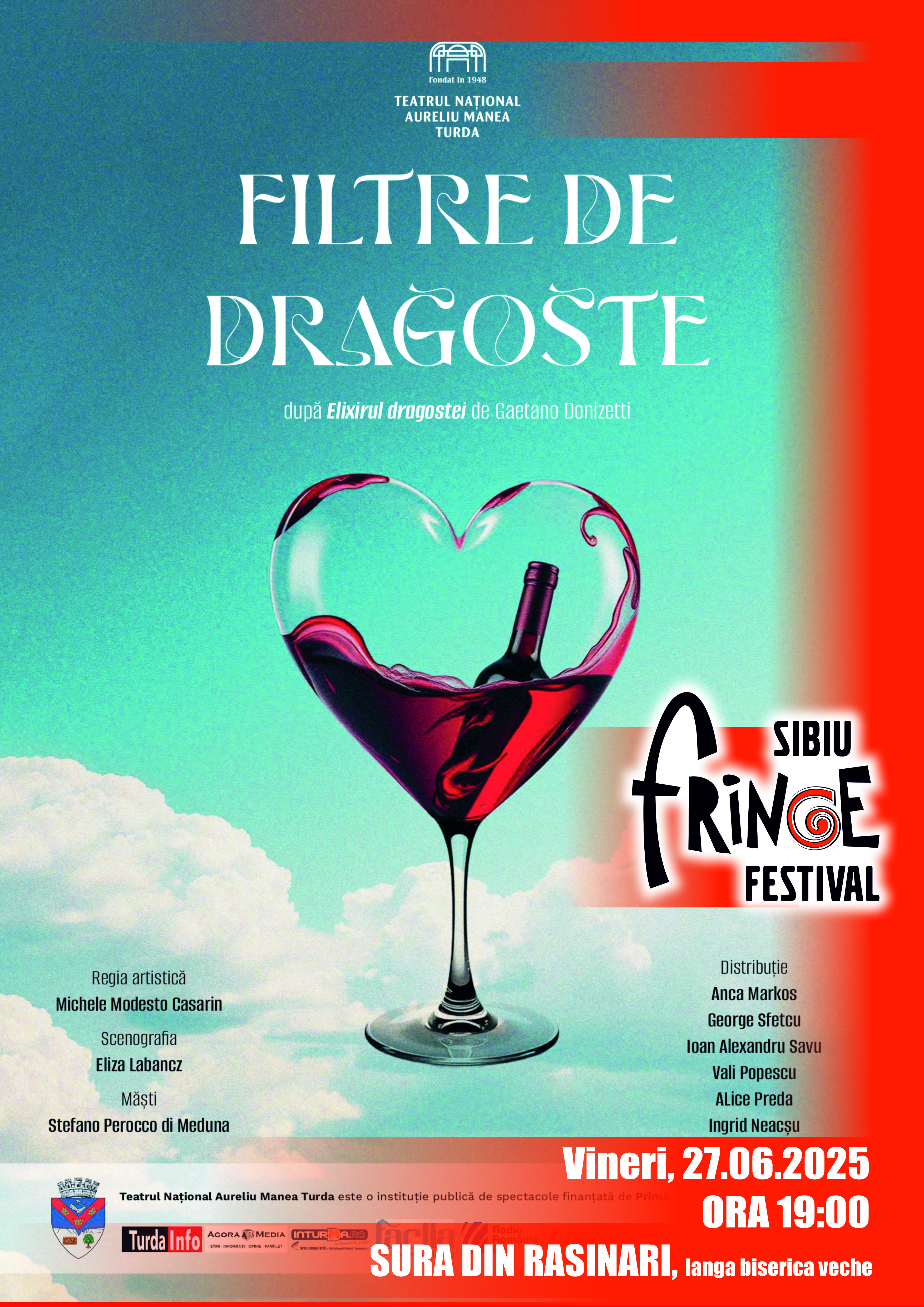 Filtre de dragoste - comedia dell arte